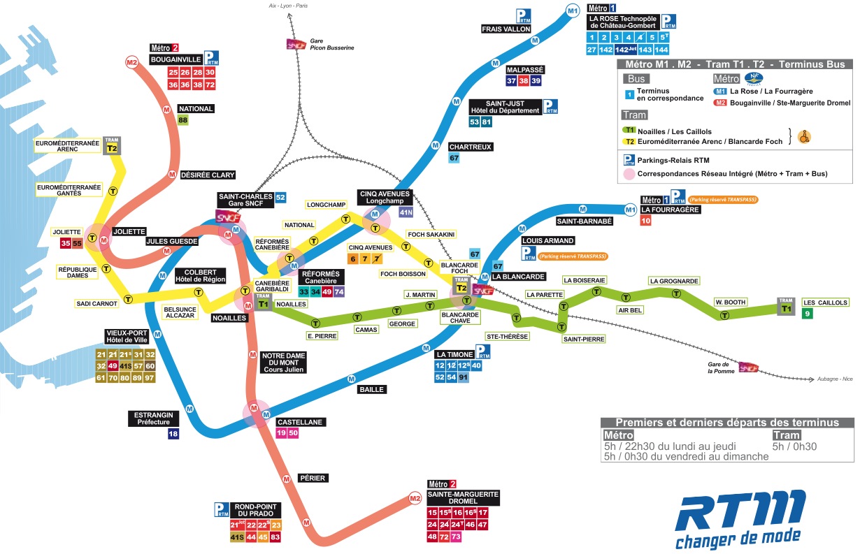 Blog • Plan de métro des villes françaises • plan métro 