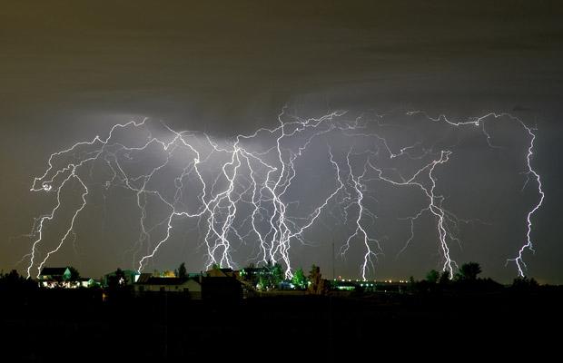 Eclairs orage Denver Eclairs dorages en photos