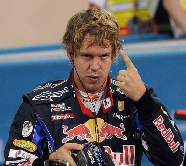 Sebastien Vettel F1 640x572 Sebastian Vettel Champion du monde de F1