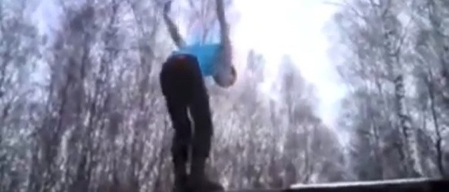 video cascadeur russe neige Le cascadeur Russe à la montagne