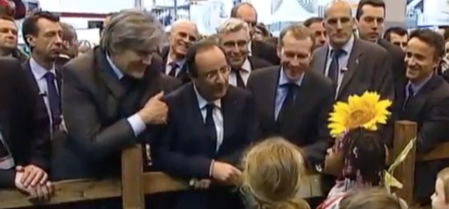 Hollande derapage Sarkozy salon agriculture Sarkozy ? Tu ne le verras plus