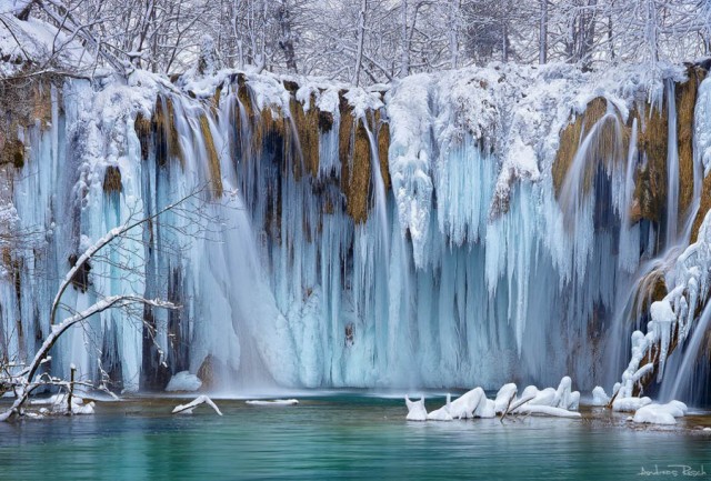Plitvice 640x433 Les cascades gelées dans le monde