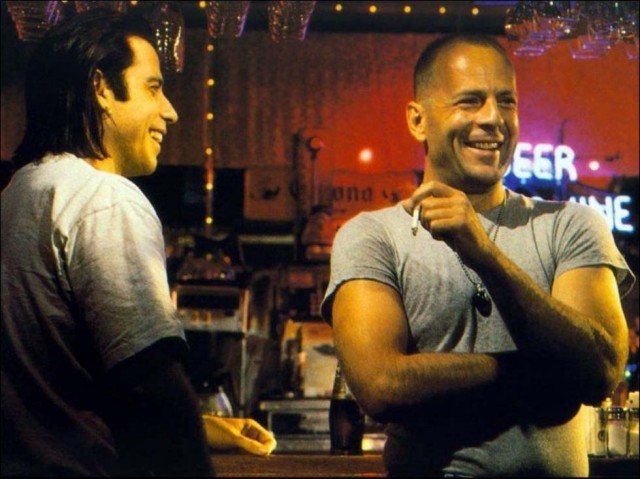 Pulp Fiction 640x479 Les sourires des acteurs entre 2 scènes
