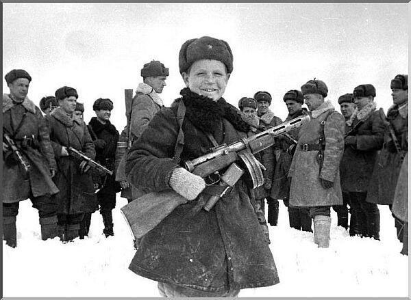 Enfant russe en 1942