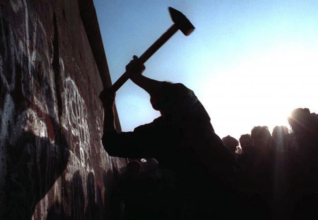 Chute du mur en 1989
