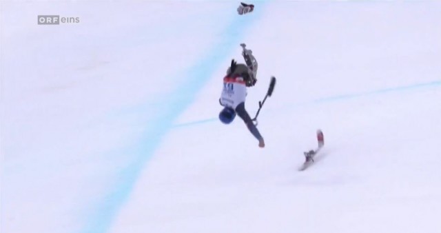 chute ski tyler walker jeux paralympiques sotchi 2014