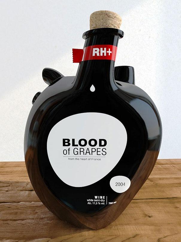 Packaging vin noir