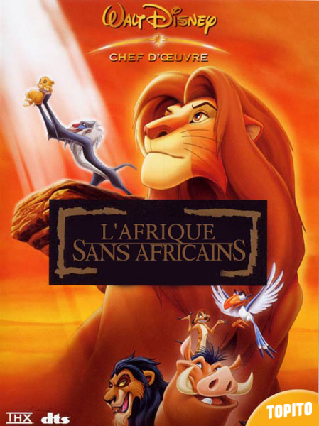 Le Roi Lion a un nouveau titre "l'afrique sans africains"