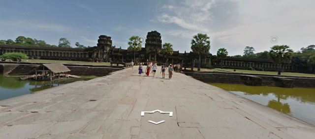 google street view angkor