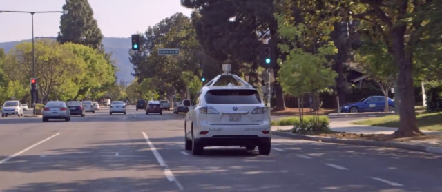 self driving google car