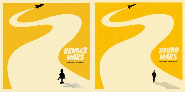 25 pochettes albums celebres Bender Mars