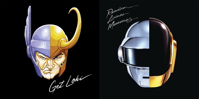 25 pochettes albums celebres Get Loki