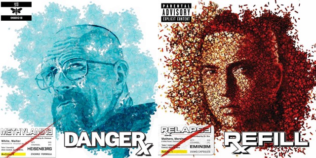 25 pochettes albums celebres Heisenberg