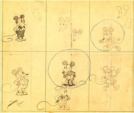 Dessin Walt Disney Mickey Mouse