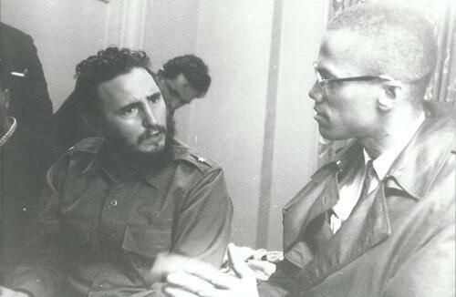 Fidel Castro Malcom X 1960