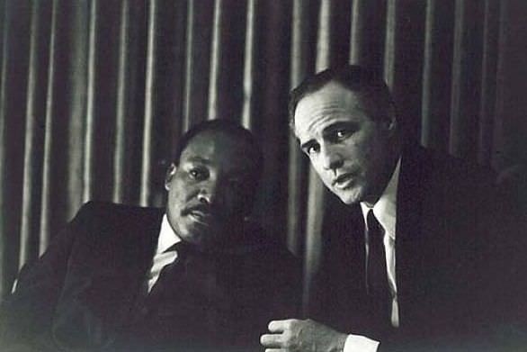 Martin Luther King Jr Marlon Brando