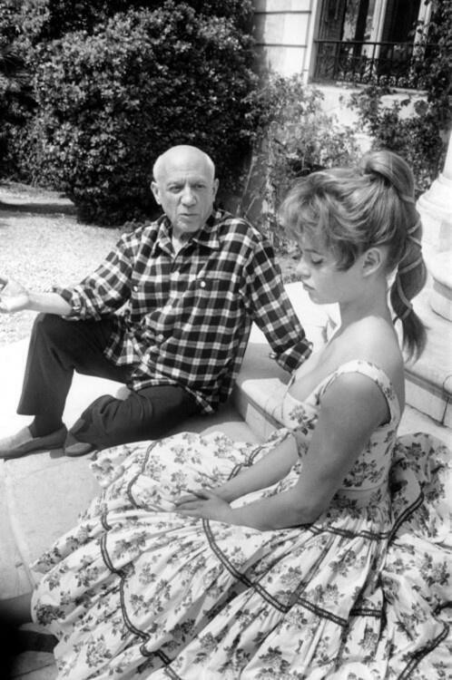 Pablo Picasso Brigitte Bardot 1956