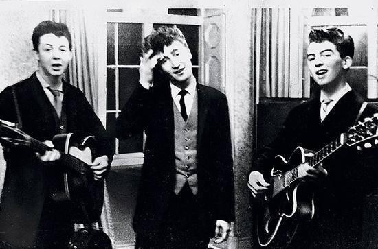 Paul McCartney John Lennon George Harrison mariage 1958