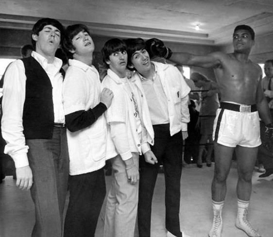 The Beatles Mohamed Ali 1964