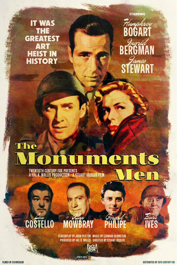 films recents autre epoque The Monuments Men