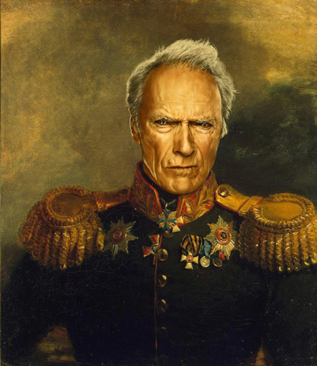 portrait general russe clint eastwood