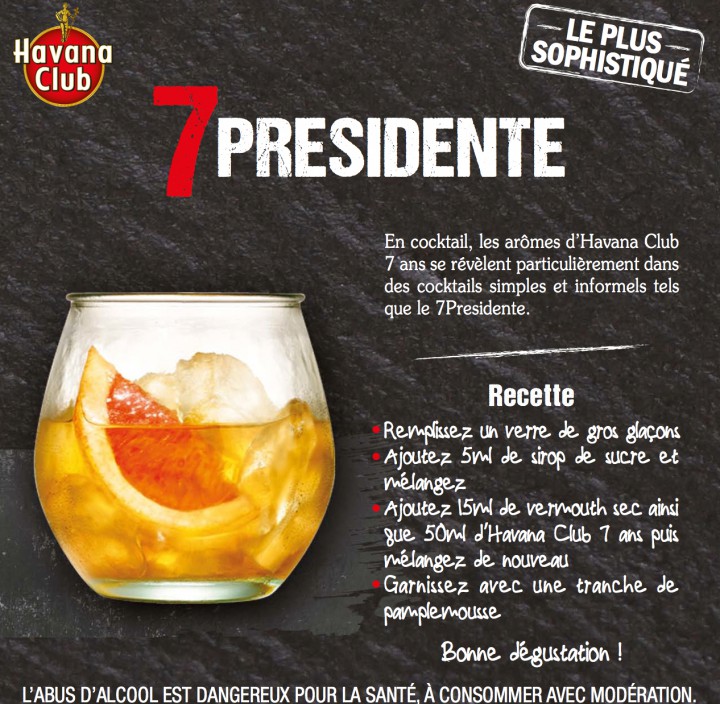 Havana club 7 presidente