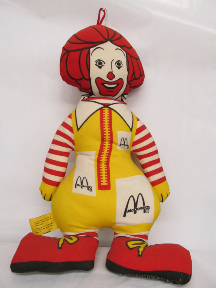 Ronald jouet happy meal 1984
