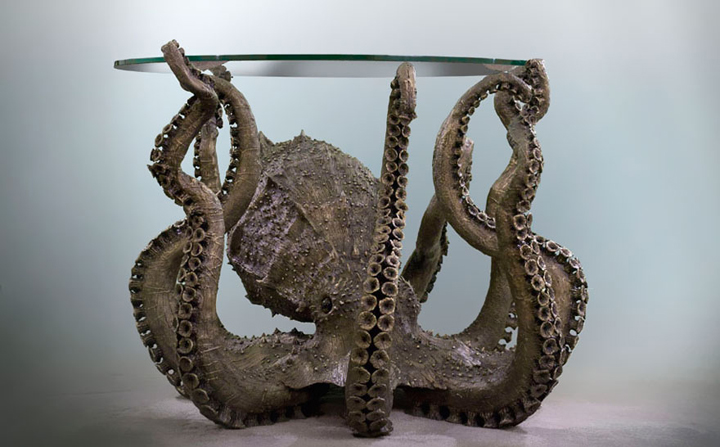 table originale pieuvre
