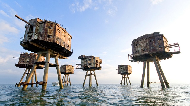 Forts maunsell angleterre