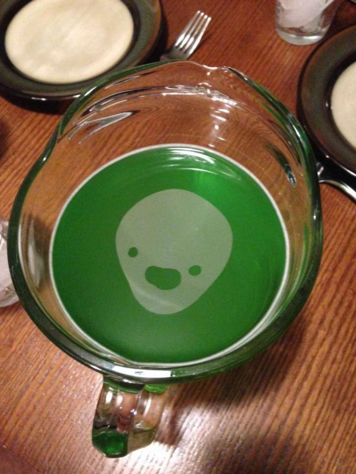 peur boisson verte