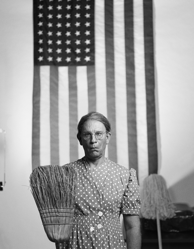 portraits mythiques Sandro Miller American Gothic