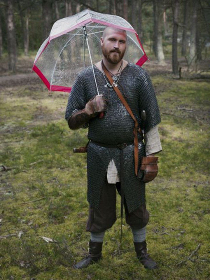 Viking parapluie rose