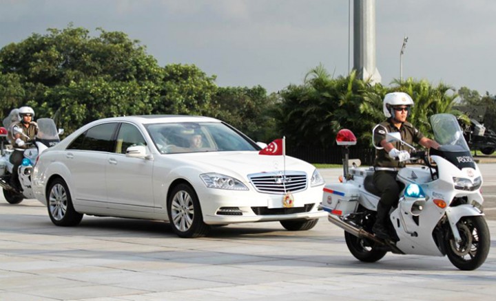 voiture presidentielle singapour lexus LS 430