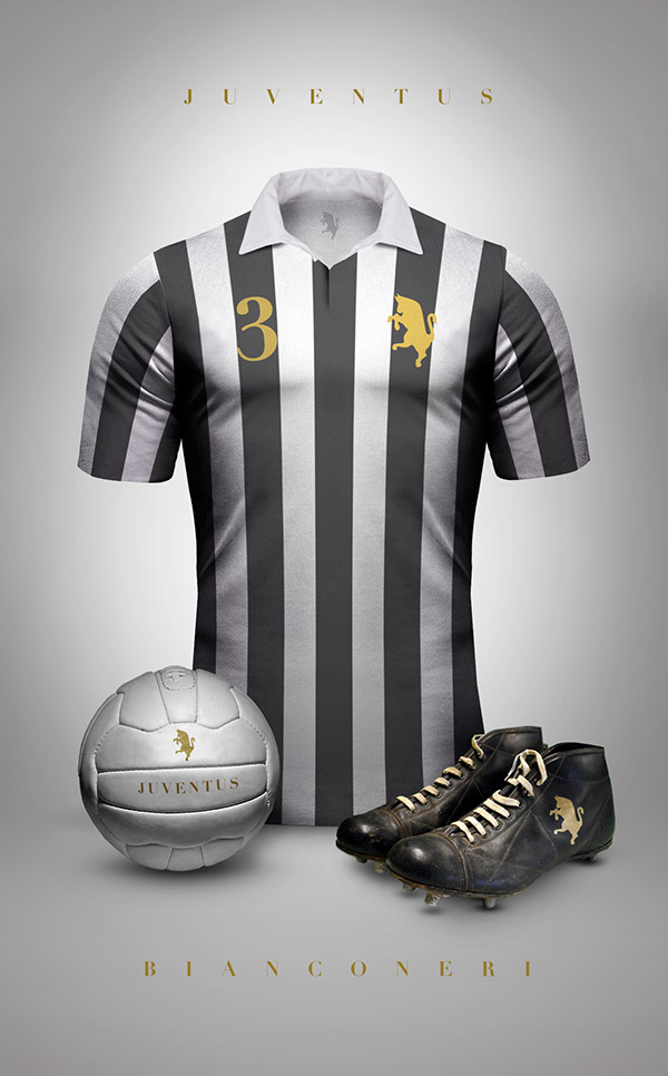 Emilio Sansolini maillot vintage Juventus