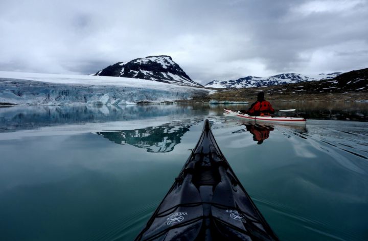 kayak norvege styggevatnet jostedalen
