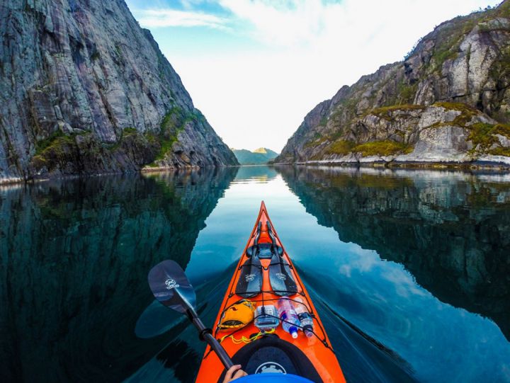 kayak norvege trollfjorden