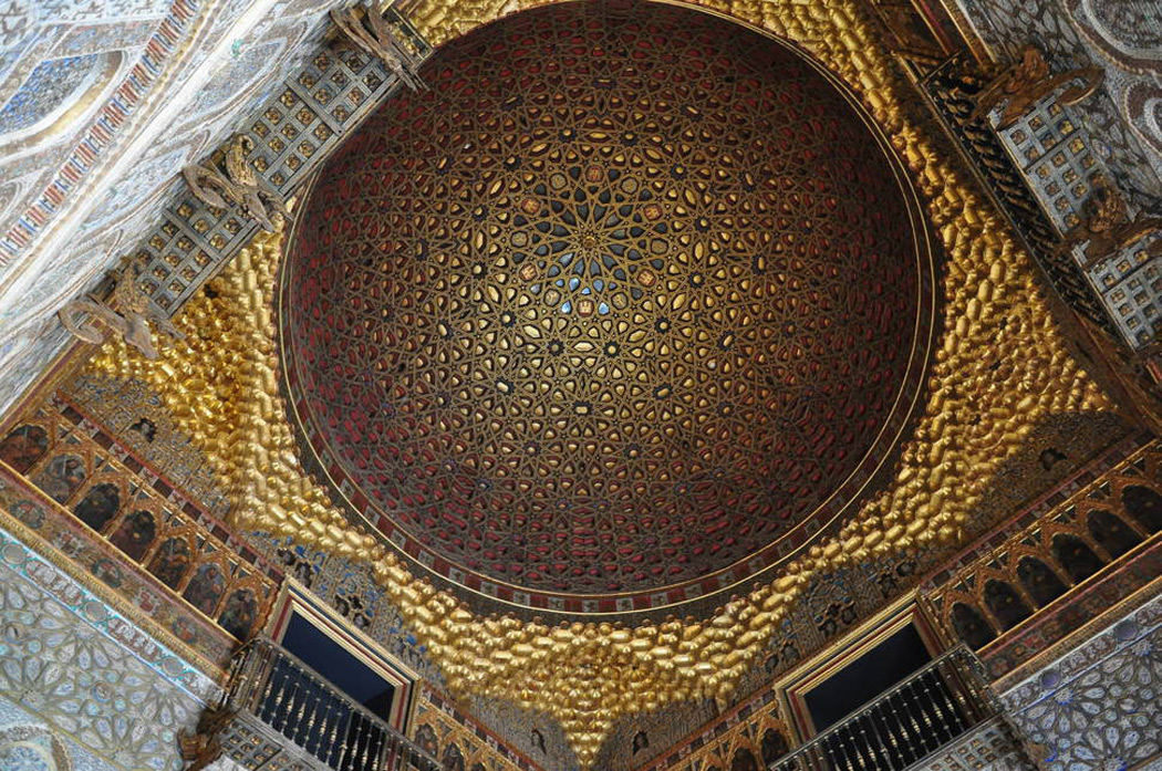plafond salle des ambassadeurs alcazar seville
