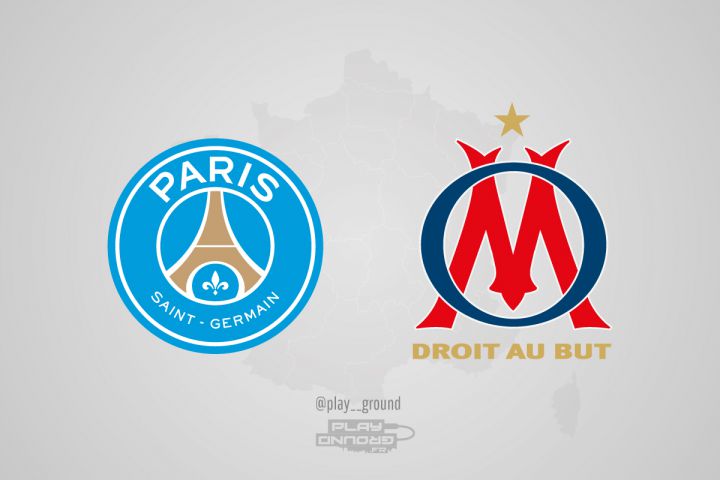 Logos rivaux Ligue 1 PSG OM