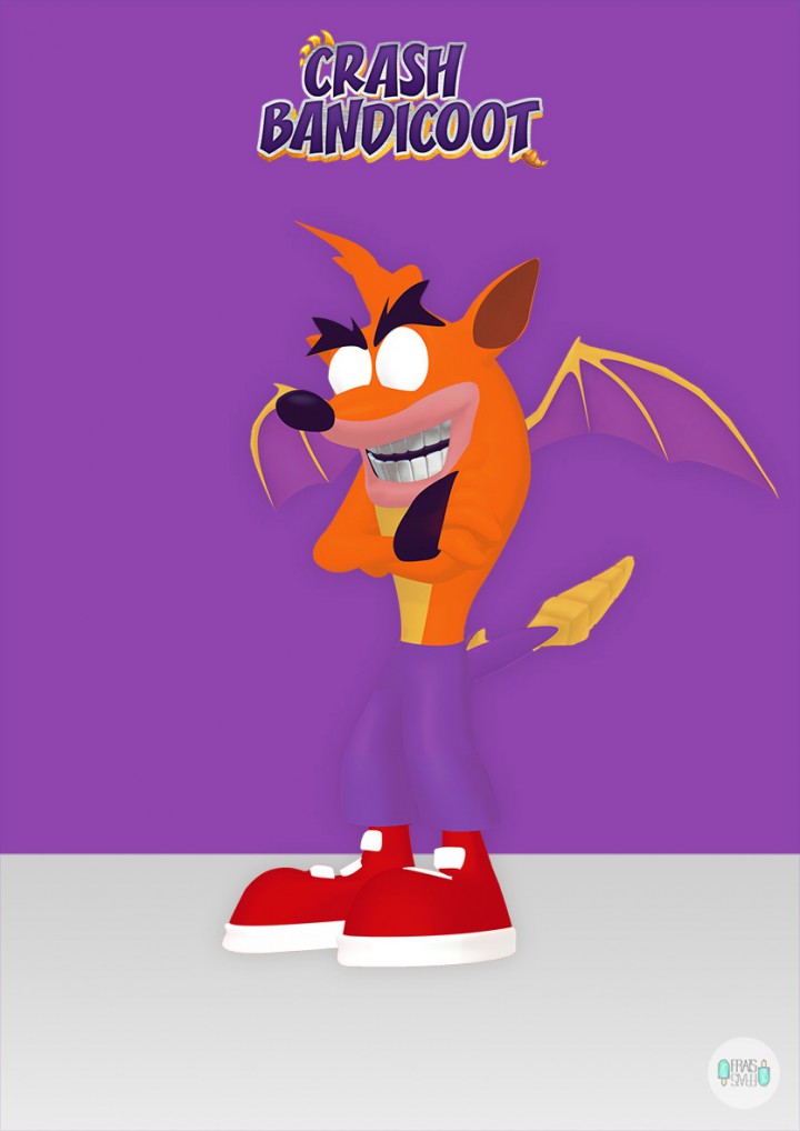 Mashup Jeux Video Crash BandiCoot Spyro