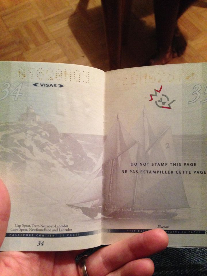 Passeport Canadien Cap Spear
