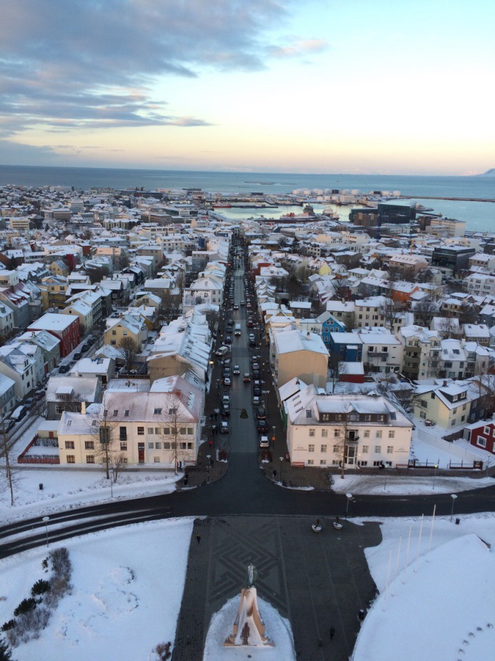 Reykjavik vue du ciel