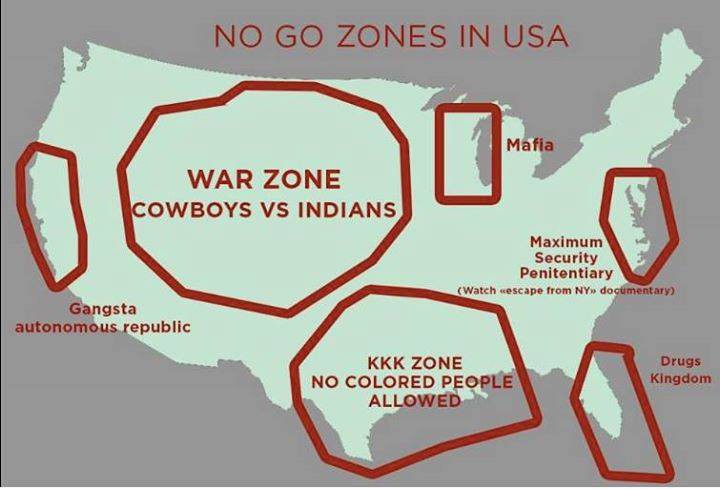 no go zones Etats-Unis
