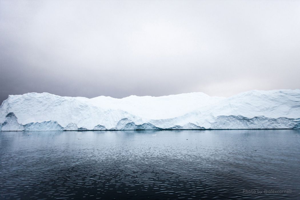 photo alex cornell iceberg antarctique