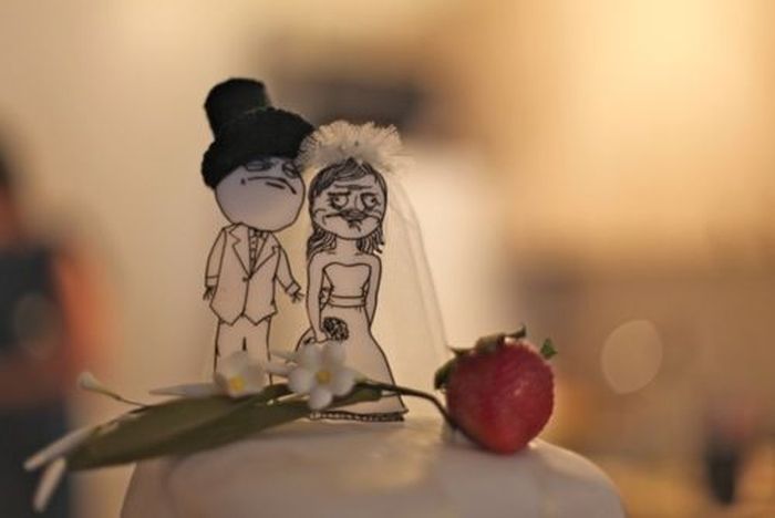photo figurine gateau mariage