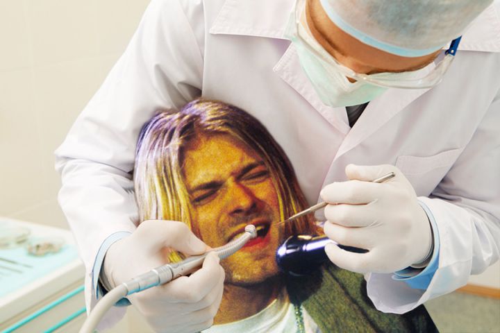 Chanteur rock dentiste Nirvana