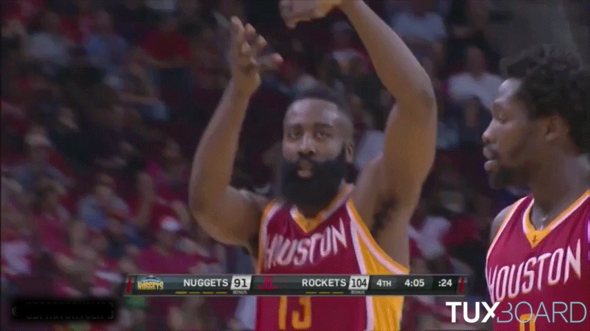 James Harden cook Nuggets 50 pts