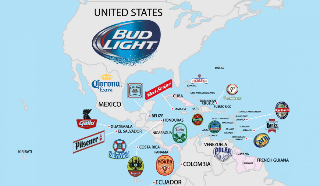 carte biere populaire amerique du nord