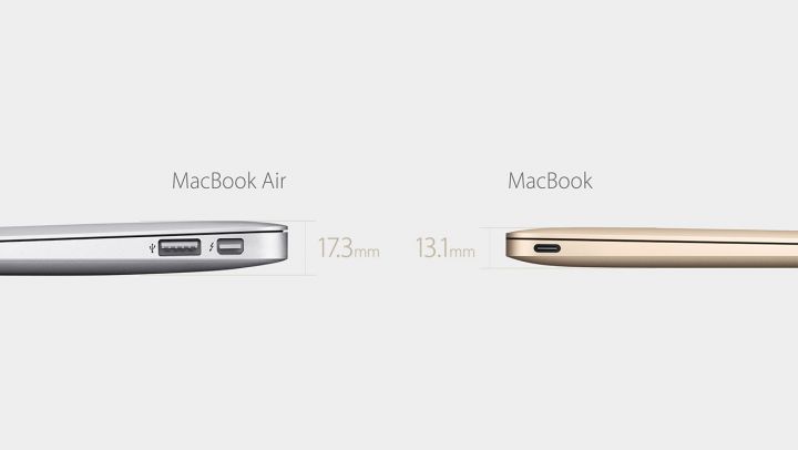 difference macbook air et nouveau mabcook 2015