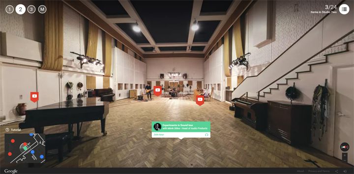 Inside Abbey Road visite virtuelle
