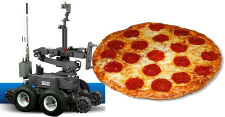 robot pizza suicide